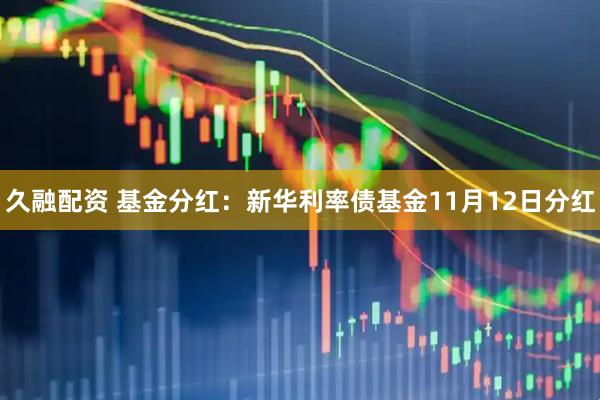 久融配资 基金分红：新华利率债基金11月12日分红