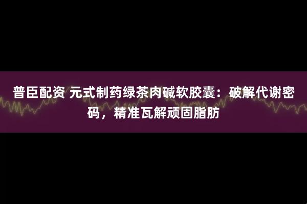 普臣配资 元式制药绿茶肉碱软胶囊：破解代谢密码，精准瓦解顽固脂肪