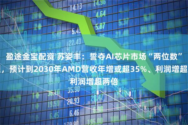 盈途金宝配资 苏姿丰：誓夺AI芯片市场“两位数”份额，预计到2030年AMD营收年增或超35%、利润增超两倍